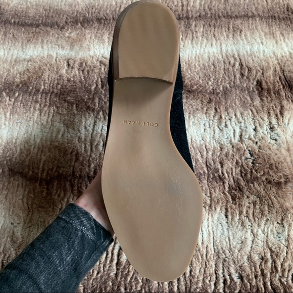 Cole Haan Alayna Slouch Black Suede Ankle Bootie - Picture 8 of 9